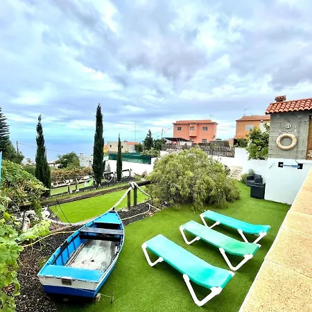 Villa Beautiful House With Wifi, Private Pool And Unforgettable Ocean View In Tenerife Candelaria