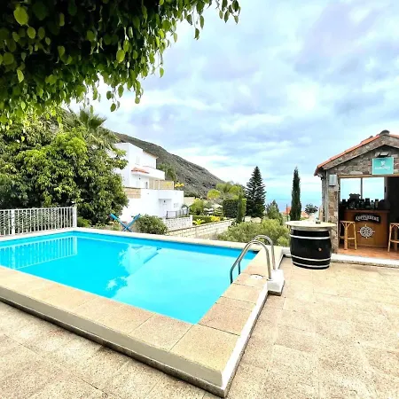 Beautiful House With Wifi, Private Pool And Unforgettable Ocean View In Tenerife * Candelaria