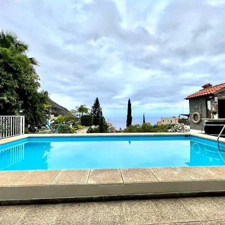Beautiful House With Wifi, Private Pool And Unforgettable Ocean View In Tenerife Candelaria