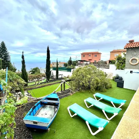 Beautiful House With Wifi, Private Pool And Unforgettable Ocean View In Tenerife Candelaria